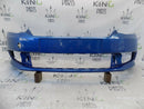 SKODA FABIA MK3 (NJ) 6V 2015-2017 BLUE FRONT BUMPER GENUINE 6V0807221