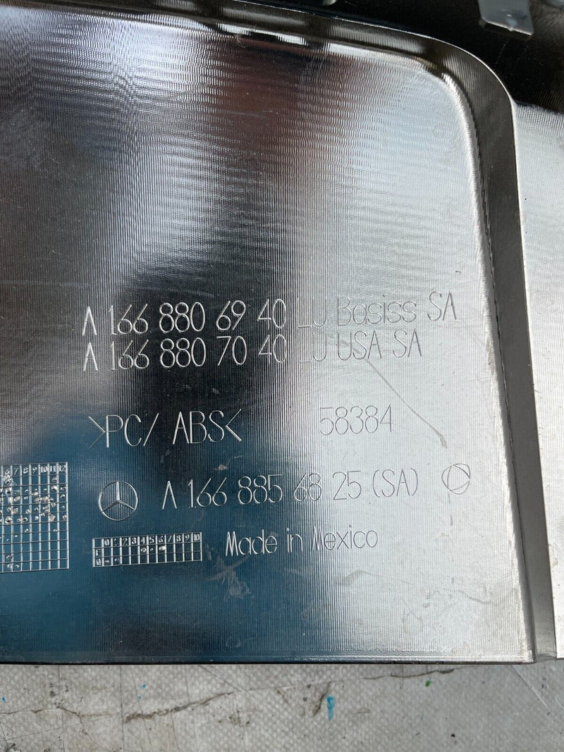 MERCEDES GL X166 2013-2019 REAR BUMPER SPLITTER DIFFUSER A1668806940