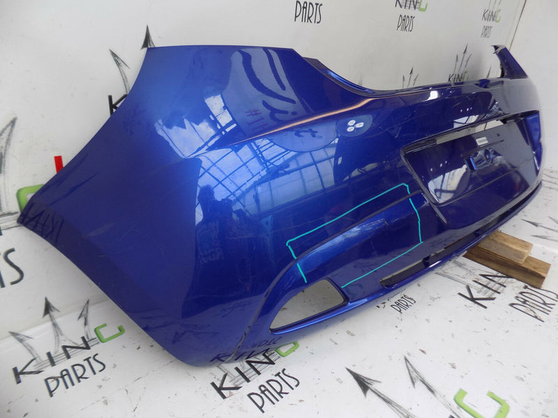 MAZDA II 2 MK3 DE 2007-2013 HATCHBACK BLUE REAR BUMPER GENUINE D651-50221