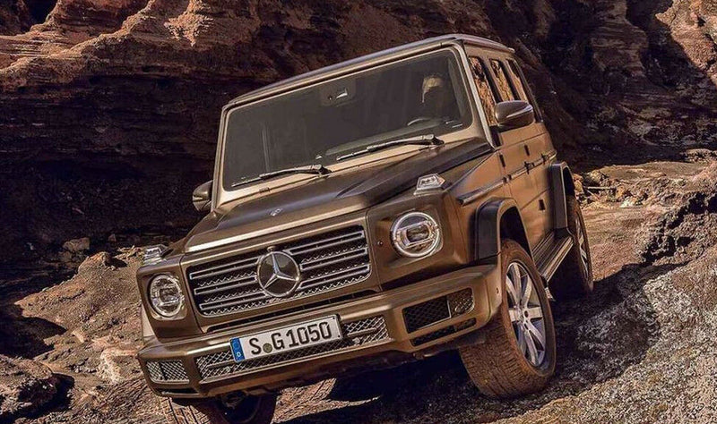NEW MODEL ! MERCEDES G CLASS (W463) - 2018 BLACK FRONT BUMPER GENUINE OEM