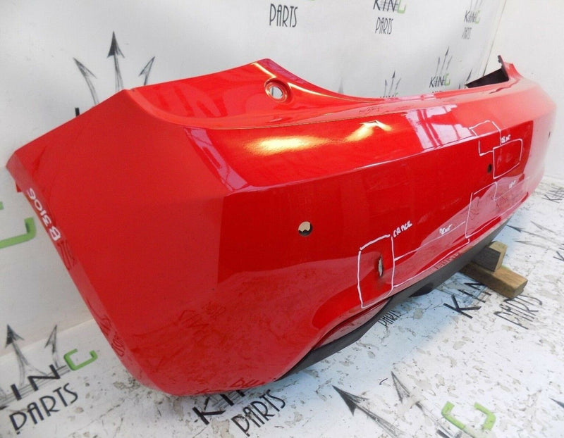 AUDI A1 8X 2011-2014 SPORTBACK RED REAR BUMPER GENUINE PDC 8X0807421 A