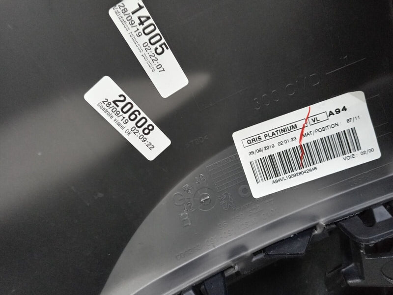 PEUGEOT 2008 2013-2016 REAR BUMPER GENUINE PDC 9801125577