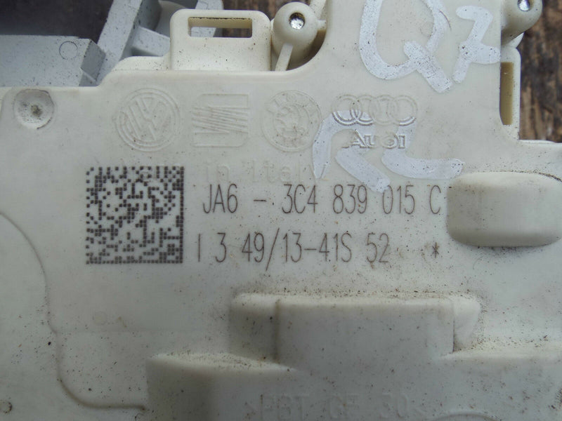 Audi Q7 2011-2015 Rear Door Left Passenger Side N/S Lock Mechanism 3C4839015C