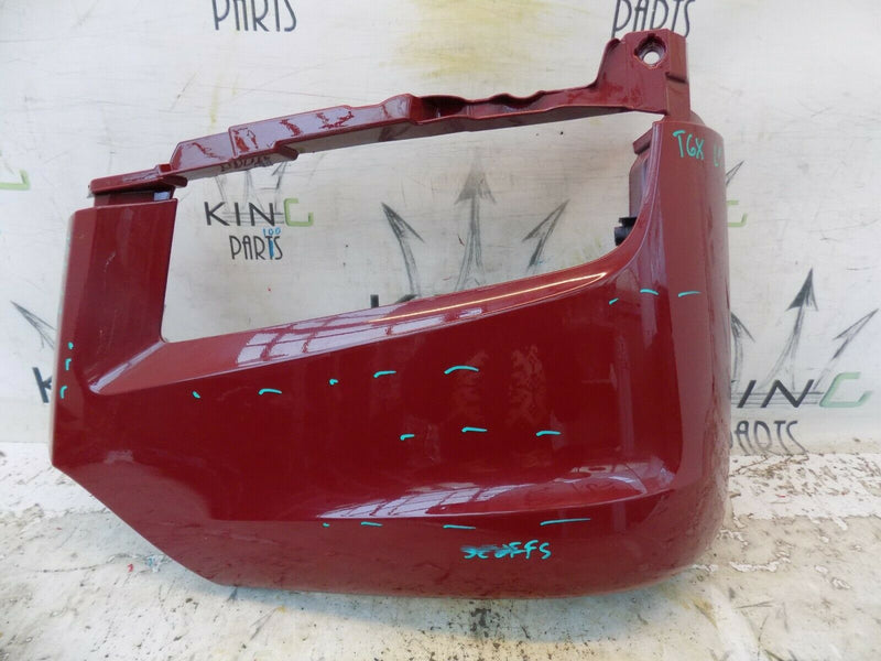 MAN TGX EURO 6 2020-ON  LEFT BUMPER CORNER UPPER BURGUNDY OEM 171136390100