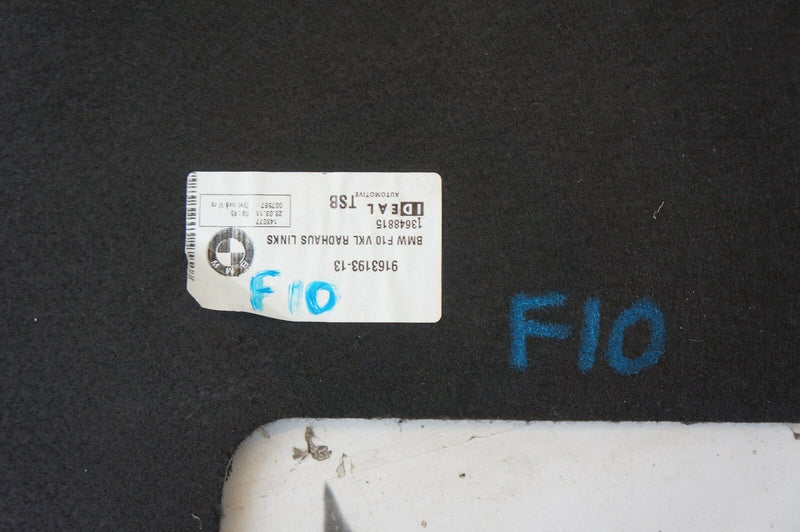 BMW 5 SERIES F10 2010-2017 REAR TRUNK LEFT SIDE TRIM COVER PANEL 9163193-13