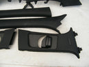 MERCEDES W204 2011-2014 SET INTERIOR PANELS COVER TRIM A B C PILLAR LEFT & RIGHT
