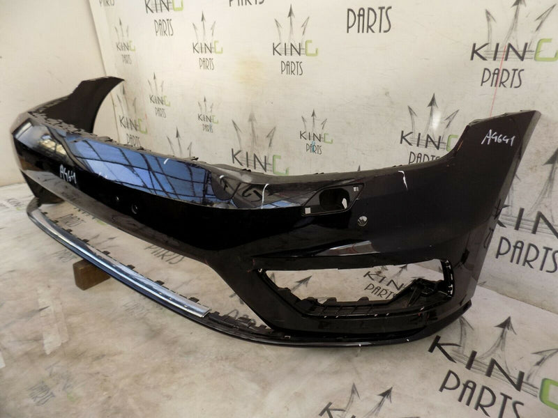 VW GOLF MK7 R LINE 2013-2017 FRONT BUMPER IN BLACK GENUINE 5G0807221AL