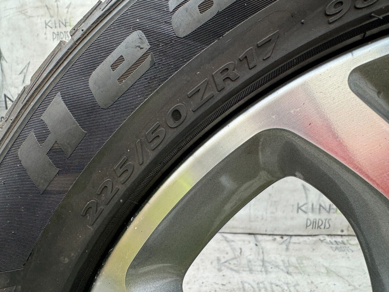 MERCEDES W205 GENUINE ALLOY WHEEL RIM 17' 7Jx17H2 ET48.5 TYRE 225x50 R17