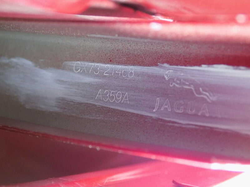 JAGUAR XE 2015-ON FRONT RIGHT DOOR PANEL IN RED *DAMAGE*