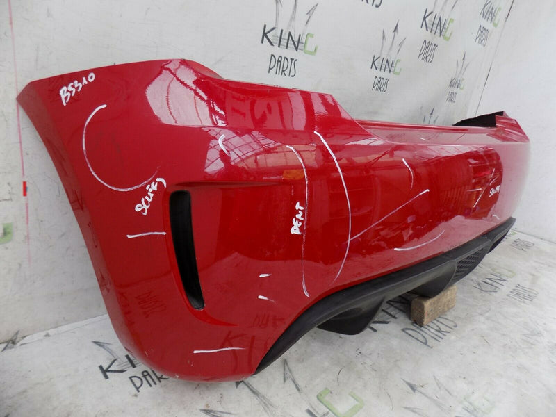 FIAT 500 ABARTH C391 2007-2013 RED REAR BUMPER GENUINE 735465492