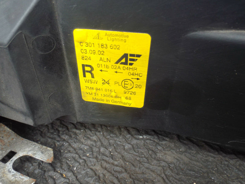 Ford Galaxy 2001-2006 Headlamp Headlight Right Driver Side O/S (270)