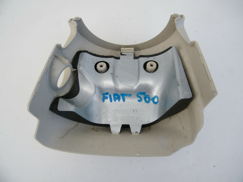 FIAT 500 2007-2015 CREAM SURROUND TRIM COVER LOWER STEERING COLUMN COWL PANEL 2