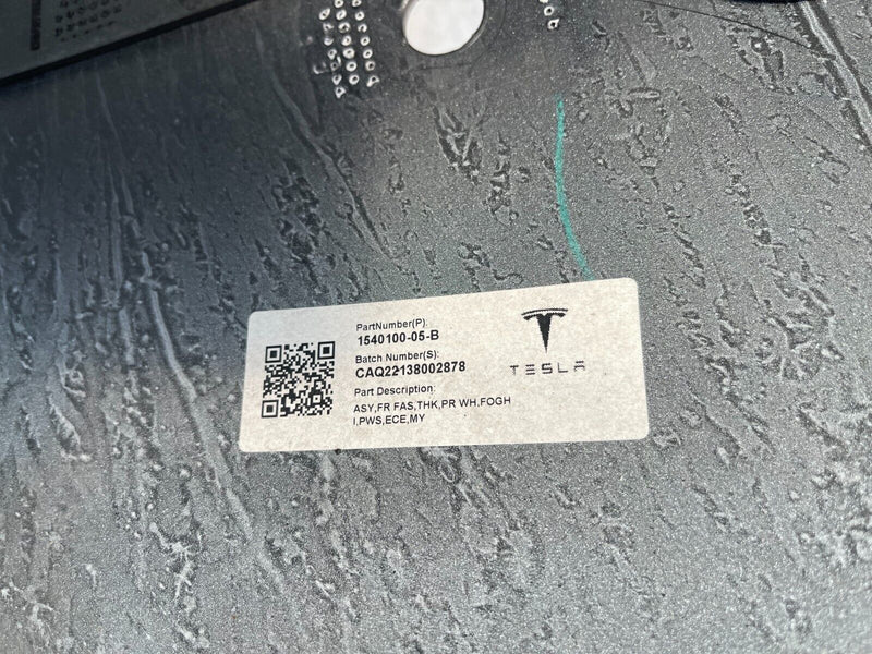 TESLA MODEL Y 2020-ON FRONT BUMPER GENUINE 154010005B