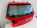 VW GOLF VI MK6 2009-12 GENUINE RED TAILGATE REAR PANEL BOOT LID & WINDOW GLASS