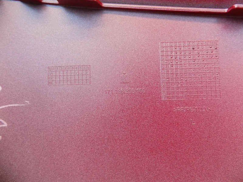 MAN TGX EURO 6 2020-ON  LEFT BUMPER CORNER UPPER BURGUNDY OEM 171136390100