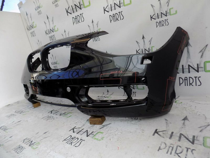 BMW 1 SERIES F20 2011-2015 FRONT BUMPER BLACK PDC GENUINE 51117272568