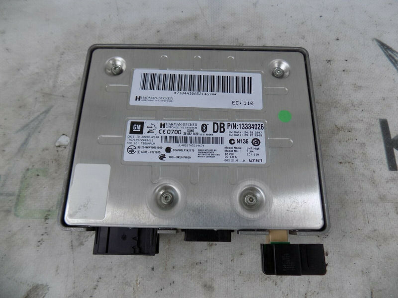 VAUXHALL INSIGNIA 2008-16 2.0 CDTi BLUETOOTH CONTROL MODULE 13334026