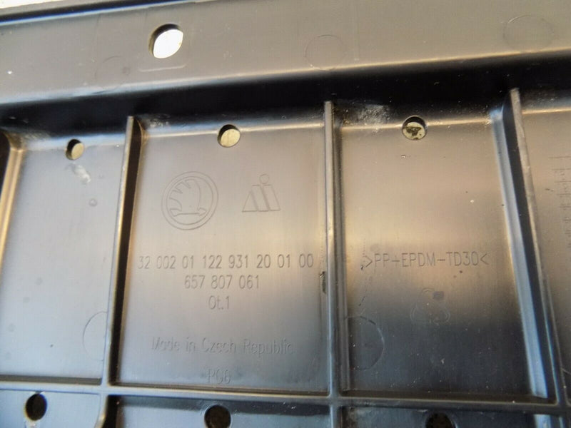 SKODA SCALA 2018-ON BUMPER COVER ENGINE UNDERTRAY PROTECTION 658807061