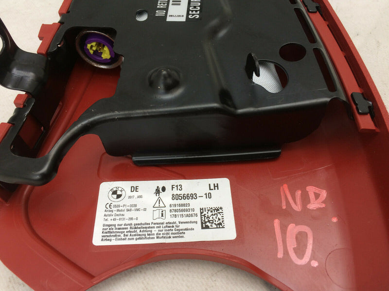 BMW 6 SERIES F13 COUPE LEFT SEAT AIR BAG SIDE AIRBAG GENUINE 87 8056693-10