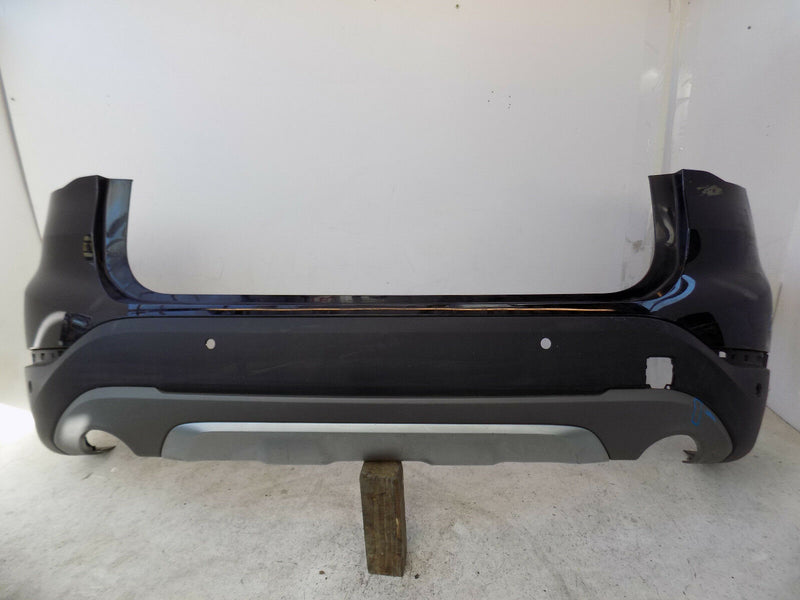 BMW X1 F48 2016 2017 BLACK REAR BUMPER GENUINE PDC HOLES 51127332324