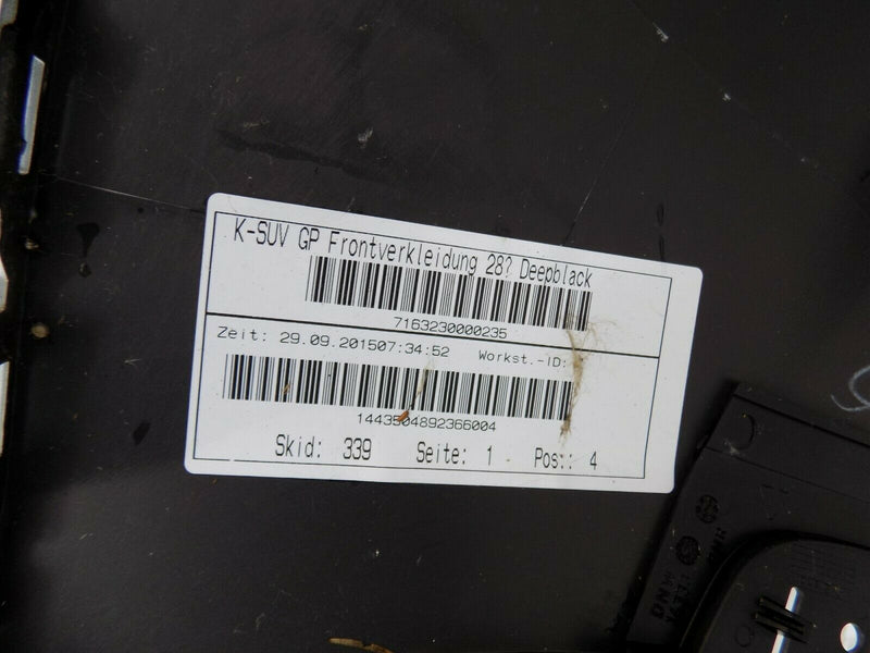 VW TIGUAN ESCAPE 5N 2011-2015 BLACK FRONT BUMPER GENUINE 5N0807221T