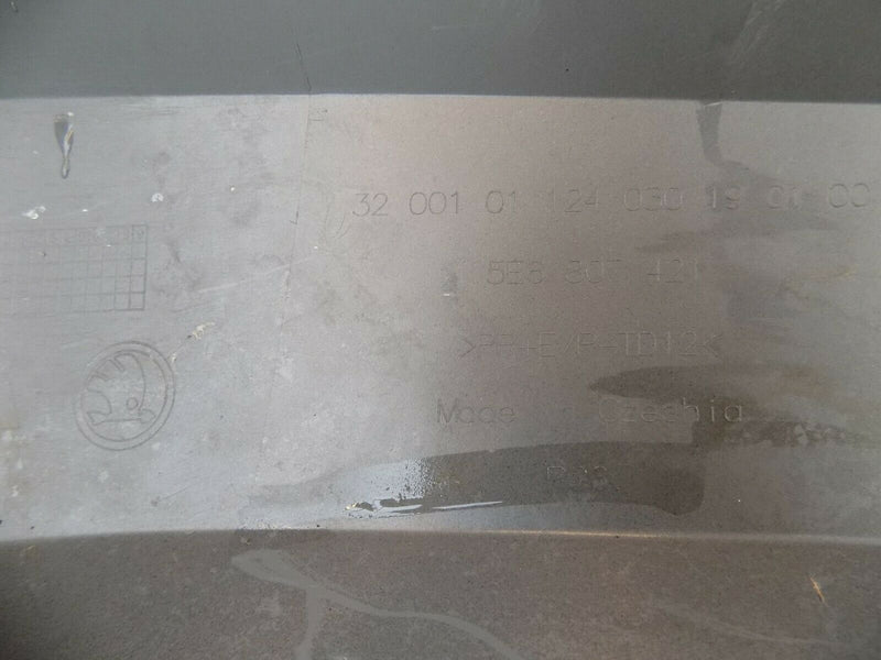 SKODA OCTAVIA IV MK4 5E HATCHBACK 2020 UP-REAR BUMPER BLACK PDC 5E6807421