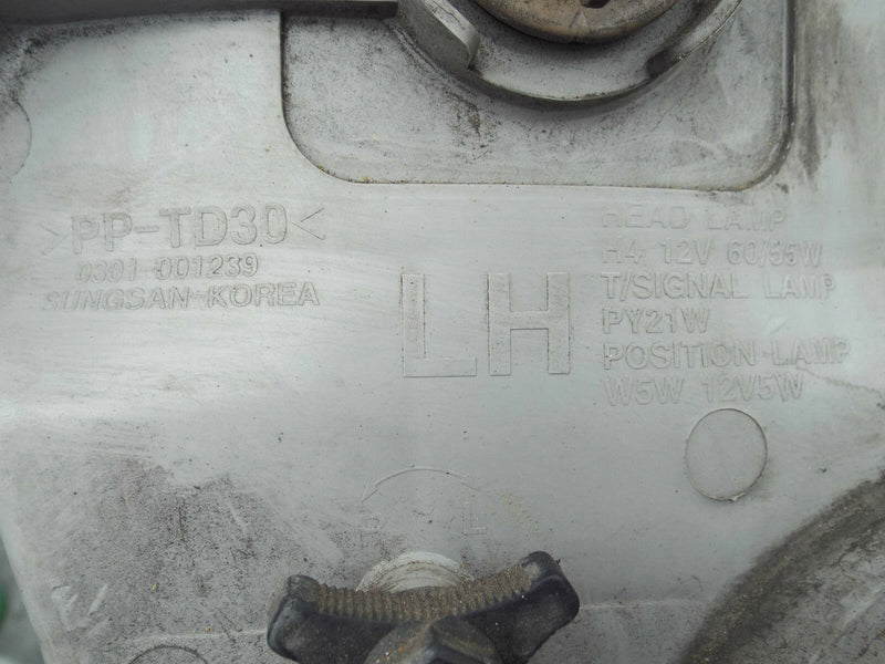 LDV Maxus 2004-2009 Headlamp Headlight Left Passenger Side N/S Genuine (500)