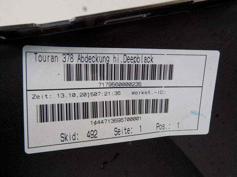 VW TOURAN II MK2 5T 2015-2018 REAR BUMPER GENUINE 4x PDC 5TA807421 A B