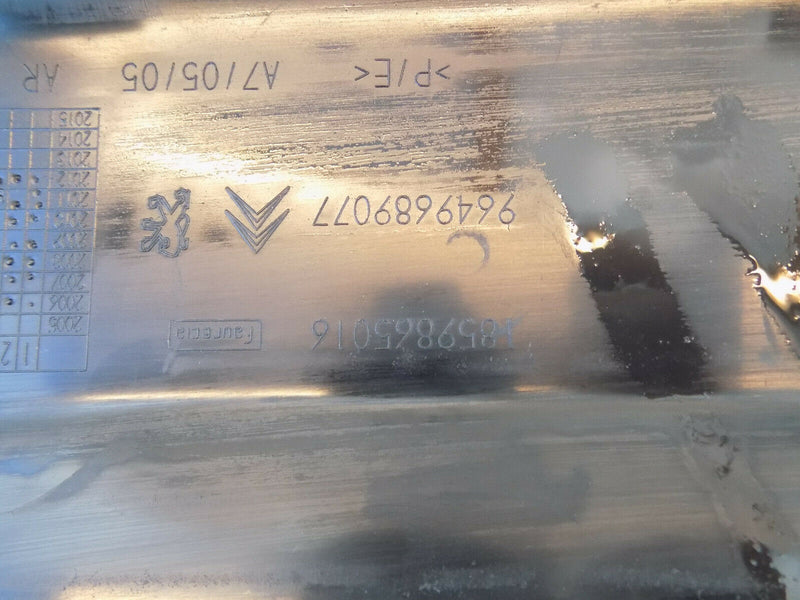 PEUGEOT 207 2006-2009 CC REAR BUMPER TRIM GENUINE 9649689077