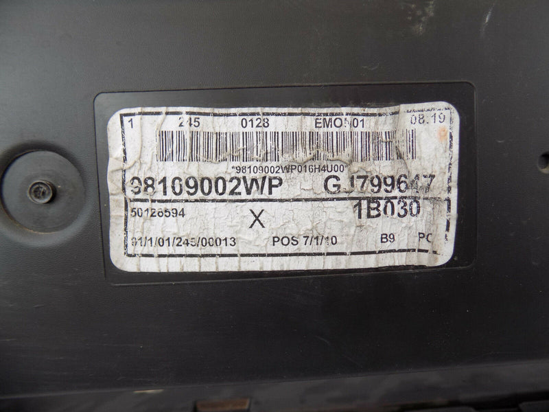 PEUGEOT PARTNER TEPEE FACELIFT 2015-2017 BLACK FRONT BUMPER 9810923277