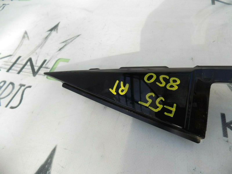 MINI ONE/ S/ COOPER F55 2014-ON REAR RIGHT DOOR TRIM COVER GLOSS BLACK 7322446