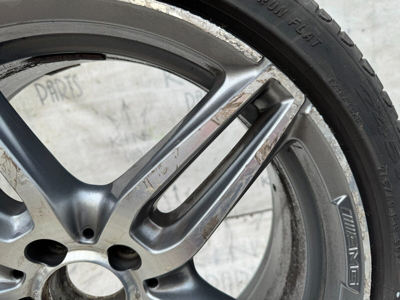 MERCEDES E W212 AMG ALLOY WHEEL RIM 19' 8Jx19H2 ET43 & TYRE 245x40 R19