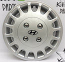 HYUNDAI i10, i20, GETZ, ATOS, ACCENT 13" SILVER WHEEL TRIM CAP COVER CF80-173