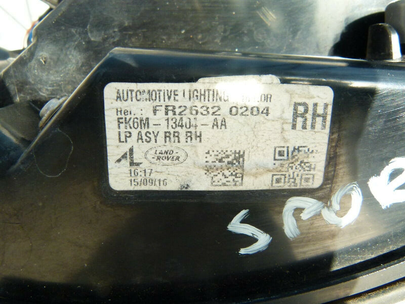 RANGE ROVER SPORT L494 2013-2016 REAR LIGHT RIGHT DRIVER SIDE FK6M-13404-AA
