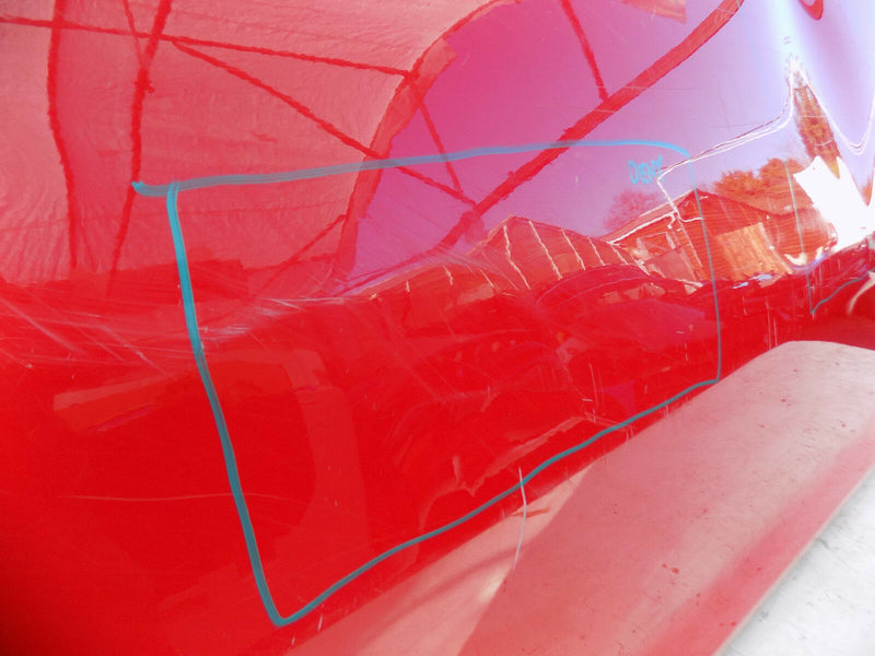 VAUXHALL CORSA D 3DR 2011-2014 FACELIFT RED FRONT DOOR PANEL LEFT PASSENGER SIDE