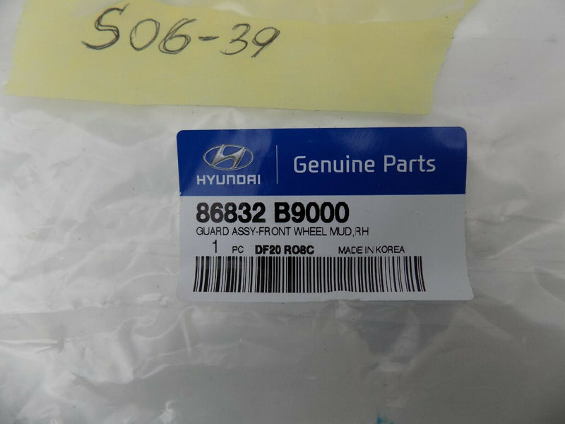 HYUNDAI i10 FRONT LEFT SIDE WHEEL MUD GUARD SPLASH GUARD 86831-B9000 /S06-44