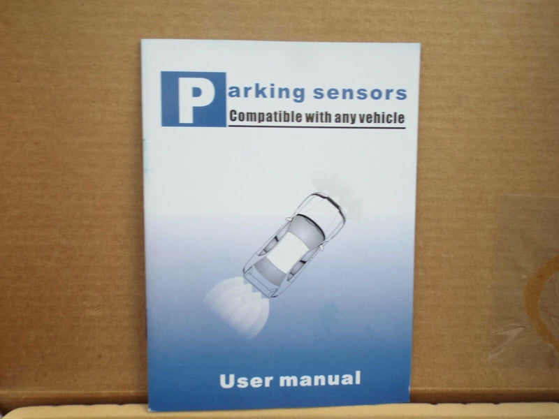 Full Set Rear Parking Sensors Reversing Led Display Pdc Silver