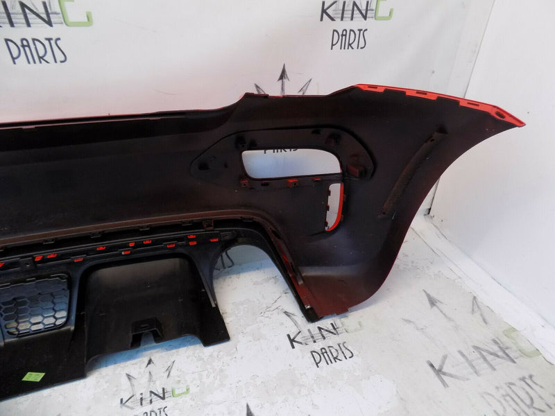 FIAT 500 ABARTH 959 FACELIFT 2016-ON RED REAR BUMPER GENUINE 735633081