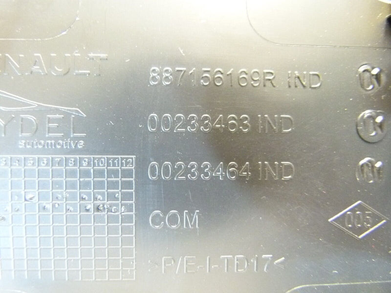 RENAULT CAPTUR 2020-ON PLASTIC COVER 887156169R