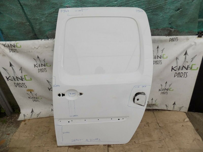 RENAULT KANGOO MAXI MK2 2011-2013  N/S PASSENGER SIDE SLIDING DOOR WHITE