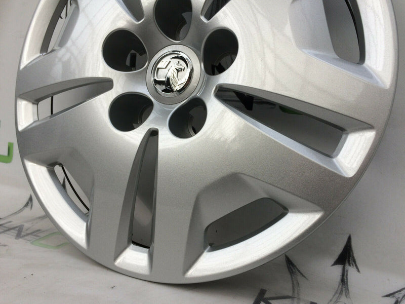 VAUXHALL ASTRA, INSIGNIA ZAFIRA GENUINE 16" SILVER WHEEL TRIM CAP COVER 13219398