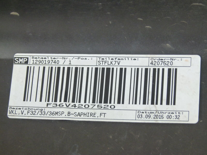 BMW  4 SERIES F32 F33 F36 M-SPORT FRONT BUMPER PDC WASHERHOLES 15857711