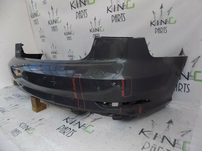AUDI A3 8V5 S LINE FACELIFT 2017-ON SALOON GENUINE GREY REAR BUMPER PDC