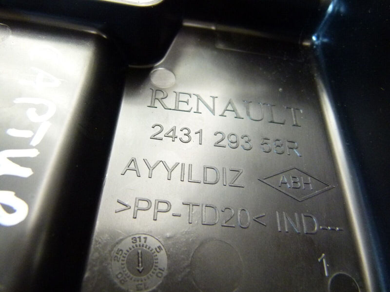 RENAULT CAPTUR 2020-ON FUSE RELAY BOX COVER GENUINE 243129358R