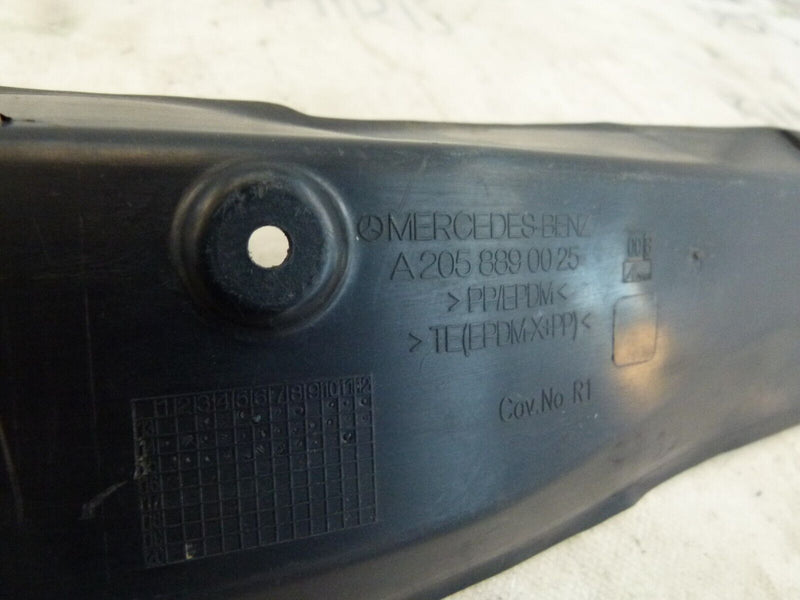 MERCEDES C W205 2014-18 FRONT RIGHT FENDER GAP COVER GENUINE A2058890025