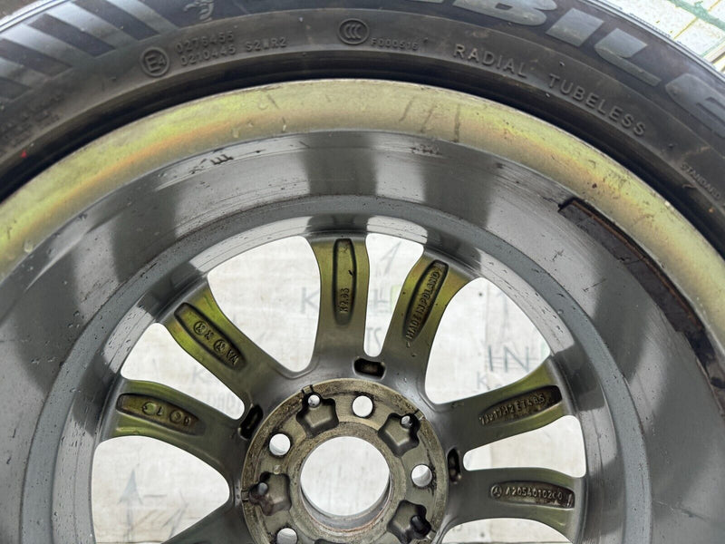 MERCEDES W205 GENUINE ALLOY WHEEL RIM 17' 7Jx17H2 ET48.5 TYRE 225x50 R17