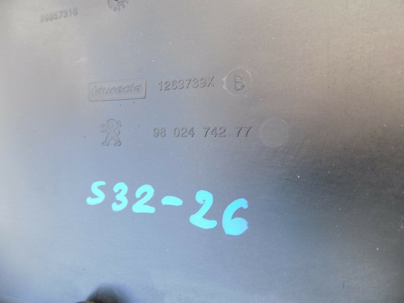 PEUGEOT 2008 2013-2018 BUMPER SUPPORT BRACKET PROTECTOR 9802474277 /S32-26/S38+