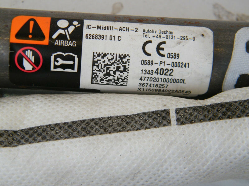 VAUXHALL CORSA E 2014-ON 5DR PASSENGER LEFT SIDE ROOF CURTAIN AIRBAG 13434022