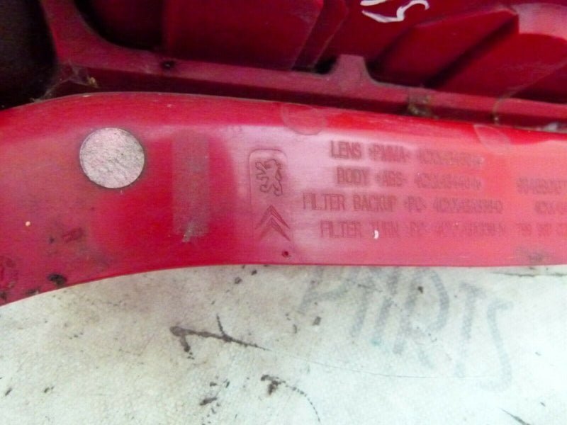 CITROEN C4 COUPE 3DR 2004-09 REAR LIGHT GENUINE RIGHT DRIVER SIDE 9646801677 565