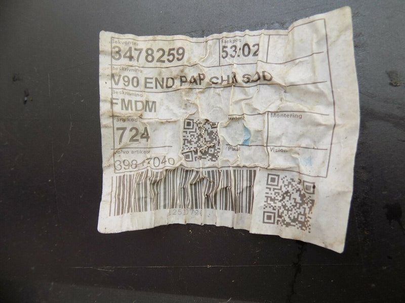 VOLVO V90 2016 2017 GREY REAR BUMPER GENUINE & DIFFUSER 6x PDC 31383315